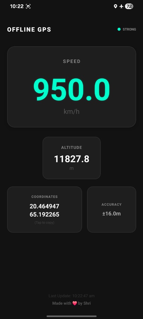 Flight Test Cruising